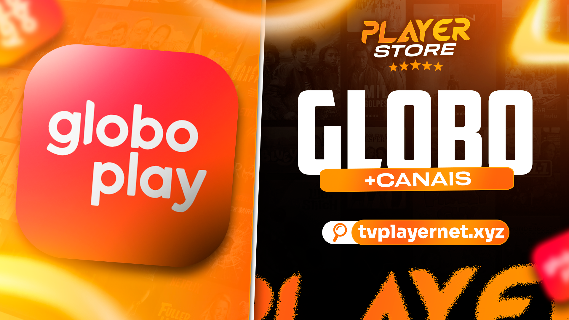 TELA GLOBOPLAY + CANAIS⚡️