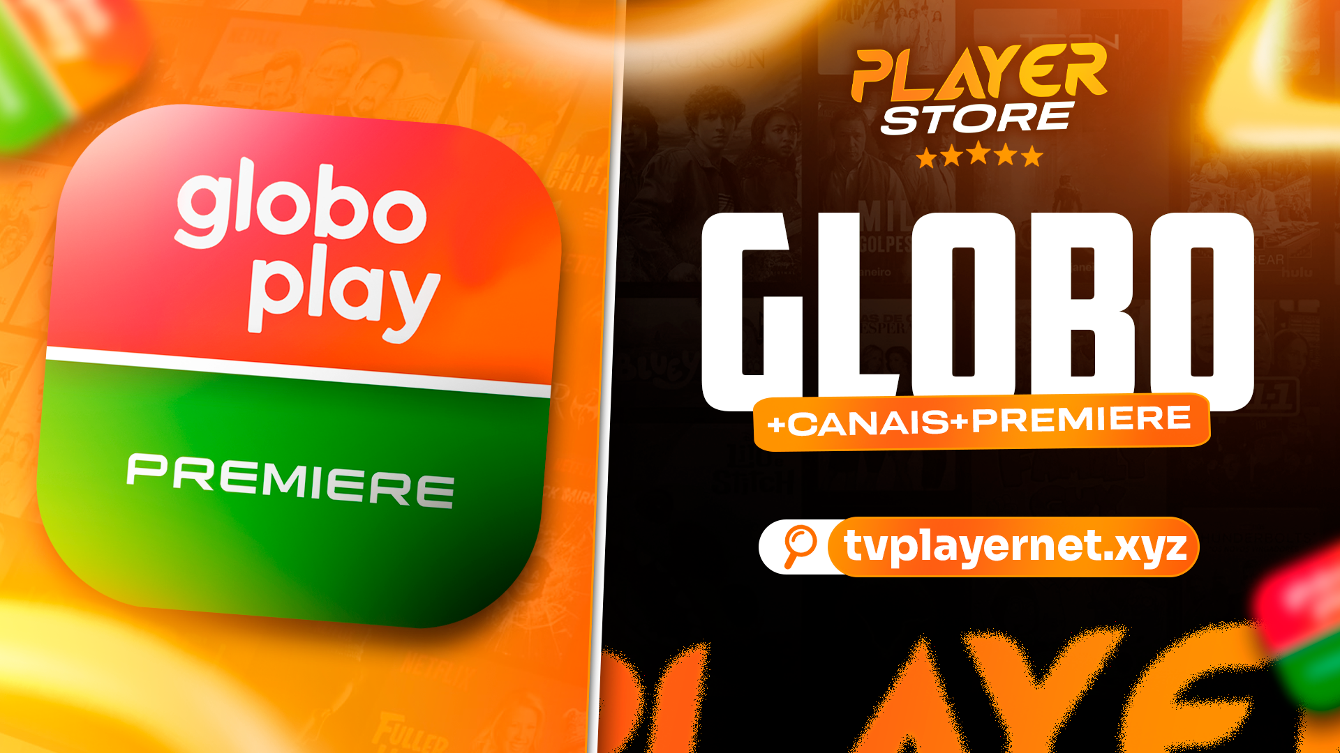 TELA GLOBOPLAY + CANAIS + PREMIERE⚡️